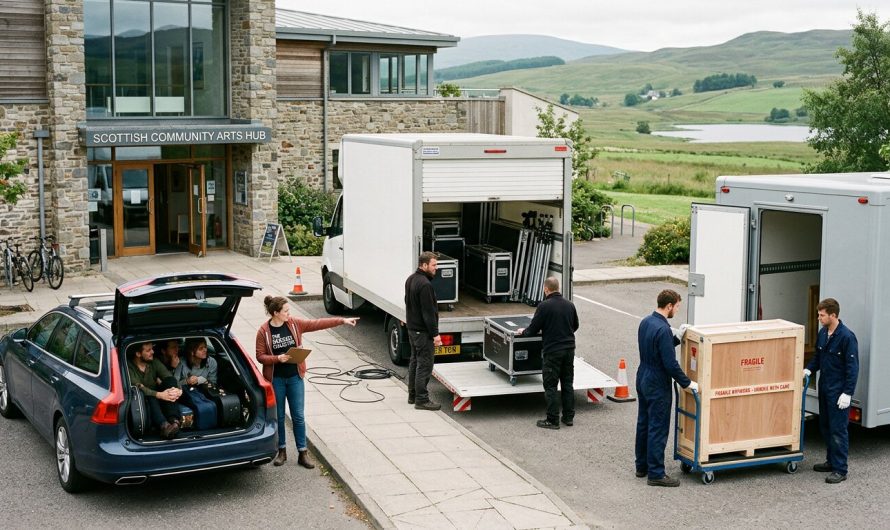 Taking an Essex Arts Project on a Scottish Tour: Separate Staff and Cargo